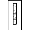 INVADO Sp. z o.o. - Doors Dolce 2 Size 90 - Front view dwg