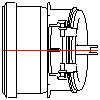 KESSEL AG - End flap DN100 - Projection dwg