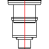 KESSEL Sp. z o.o.  - Wpust Podwórzowy 67060.30 - widok z przodu dwg