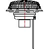 KESSEL AG - Roof groove 48310_03 - Front view dwg