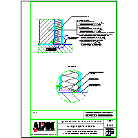 ALPOL / ZSChiM "Piotrowice II" Sp. z o.o. - ALPOL EKO PLUS WM - Joints, connections, rustication - Completion of warming on the flat wall and in the corner - contact with non-insulated part of the facade - a horizontal section (DXF) dxf