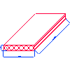 Konbet - Compressed plates Duct SPK 20 - Perspective dwg