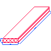 Konbet - Compressed plates Duct SPK 32 - Perspective dwg