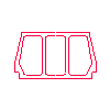 Konbet - Teriva 34 60 High - Front view dwg