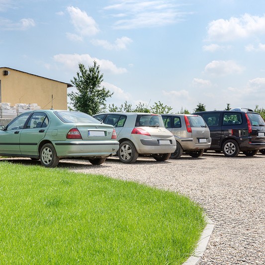 geoPRODUCT Sp. z o.o. - Biologically active surface GEOSYSTEM - Parking in front of the company