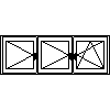 VETREX Sp. z o.o. - Window triple R + R + RU - View dwg