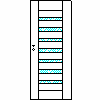 POL-SKONE Sp. z o.o. - Interior doors MODEL W01 Size 80 - Front dwg