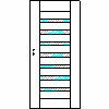 POL-SKONE Sp. z o.o. - Drzwi wewnątrzlokalowe WZÓR W02 Rozmiar 90 - przod dwg