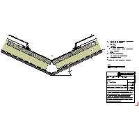 RHEINZINK U.K. - Roof seam - Trash + hem flat (09020303010105000201) dwg