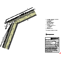 RHEINZINK U.K. - Roof seam - Mansard roof, break point + inclination> 60 ° + structural mat (09020303010206000201) dwg
