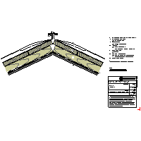 RHEINZINK U.K. - Roof seam - Corner + latch (09020303010104000202) dwg