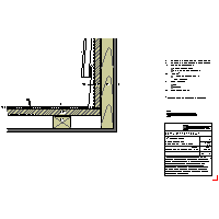 RHEINZINK U.K. - Roof seam - The combination of lateral structural mat + + seam elevation angle (09020303010207000202) dwg