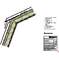 RHEINZINK U.K. - Roof seam - Mansard roof, break point + inclination> 60 ° (09020303010106000202) dwg