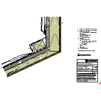 RHEINZINK U.K. - Roof seam - Ridge roof pent + without air outlet + seam elevation angle (09020303010202000210) dwg