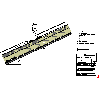 RHEINZINK U.K. - Roof seam - The combination of sliding seam flat + inclination> 25 ° (09020303010109000201) dwg