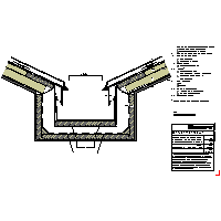 RHEINZINK U.K. - Roof seam - Gutter rectangular inner + rynhak rectangular gutter + gutter safety, glued (09020303010111000102) dwg