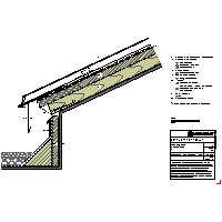 RHEINZINK U.K. - Roof seam - Hood without gutters + on a flat roof (09020303010201000209) dwg