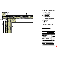 RHEINZINK U.K. - Roof seam - Barge + bar + seam elevation angle + structural mat (09020303010203000205) dwg