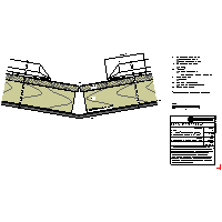 RHEINZINK U.K. - The roof batten Klick - Trash + hem flat belt soldered (09020503010105000202) dwg