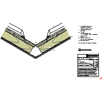 RHEINZINK Polska sp. z o.o. - Dach na listwę Klick - Kosz + rąbek płaski + pd>35° (09020503010105000201) dwg