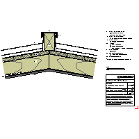 RHEINZINK Polska sp. z o.o. - Dach na listwę Klick - Kalenica + pochylenie dachu 5° do 7° + listwa (09020503010102000202) dwg