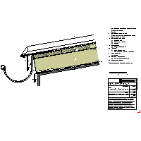 RHEINZINK U.K. - The roof batten Klick - + Eaves gutter semicircular conveyor (09020503010101000101) dwg