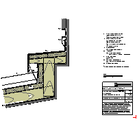 RHEINZINK U.K. - The roof batten Klick - Pent roof ridge ventilation + + the end of the wall (09020503010102000205) dwg