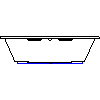  RIHO International - Rectangular bathtub 190x80 Daytona bb52 - View dwg