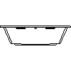 RIHO Polska - Wanna prostokątna Modena 190x90 BA94 - widok dwg