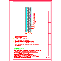 Pfleiderer - Construction of skeletal - bolt - CONSTRUCTION skeletal locking - EXTERNAL WALLS WITH HORIZONTAL BOARDS WITH facing-section (W-2) dwg