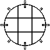 WT-Polska Sp. z o.o.  - The hatch to fill concrete SA-RD-BTF-800 (round DN 800) - Projection dwg