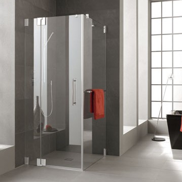 Kermi - Kermi - Swing doors 1-leaf with fixed and side wall