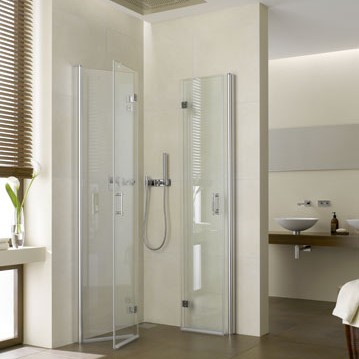 Kermi - Kermi - Doors swing-folding corner cubicle