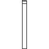 Kanlux S.A. - LED luminaire CERTA LED EL-80 - Front view dwg