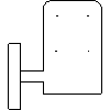 Kanlux S.A. - Oprawa ogrodowa AGARA EL-14l UP - widok z boku dwg