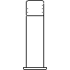 Kanlux S.A. - Oprawa ogrodowa VERA LED EL-30 - widok z przodu dwg