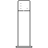 Kanlux S.A. - Oprawa ogrodowa VERA LED EL-30 - widok z boku dwg