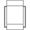 Kanlux S.A. - Binding facade External BART EL-135 - Front view dwg