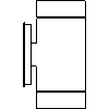 Kanlux S.A. - Binding facade External BART EL-235 - Side view dwg