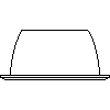 Kanlux S.A. - Downlight LED pens MCOB DLP-18 - Side view dwg