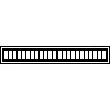 Kanlux S.A. - Oprawa rastrowa XEDOS 228 NT-EVG - rzut dwg