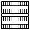 Kanlux S.A. - Oprawa rastrowa XEDOS 414 NT-EVG - rzut dwg