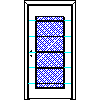 POL-SKONE Sp. z o.o. - Interior doors Size 90 - Front view dwg