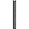 POL-SKONE Sp. z o.o. - Interior doors Size 90 - Side view dwg