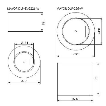 Kanlux S.A. - Downlight MAYOR DLP-226-W - 02