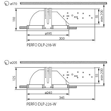 Kanlux S.A. - Downlight PERFO DLP-218-W - 02