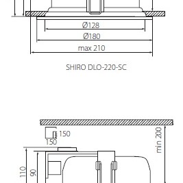 Kanlux S.A. - Downlight SHIRO DLL-220-SC - 02