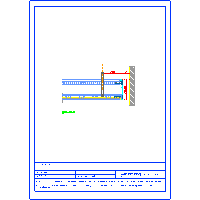 Armstrong Building Products - CH.7 Sufit z płyt mineralnych plank Board ze szczeliną wzdłuż ścian (profile Axiom) - CH7_004A dwg