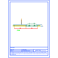 Armstrong Building Products - RH.3 Mineral Plate plank with straight edges on the Bandraster profiles for easy access above the ceiling - RH3_009 dwg