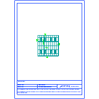 Armstrong Building Products - RH.6 ceiling with visible grid mounted in the  multiplexed grate - RH6_000 dwg